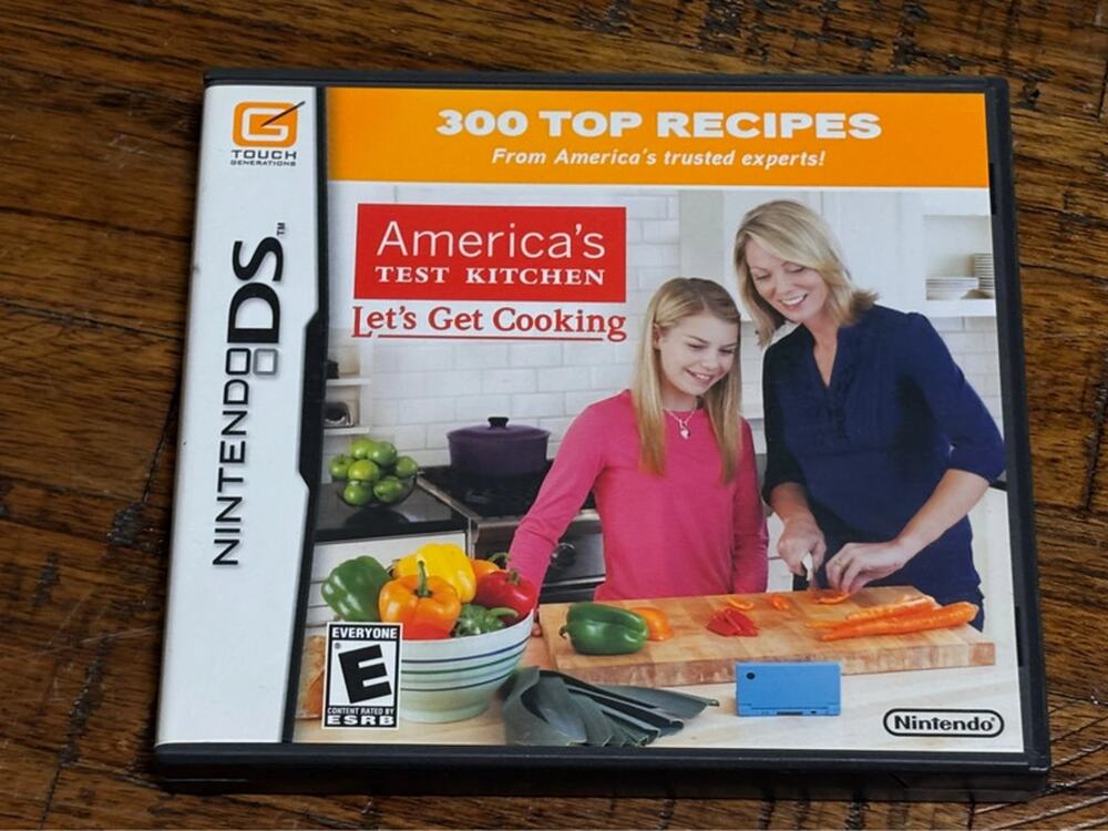 2010 Nintendo Ds Game America’s Test Kitchen Lets Get Cooking
